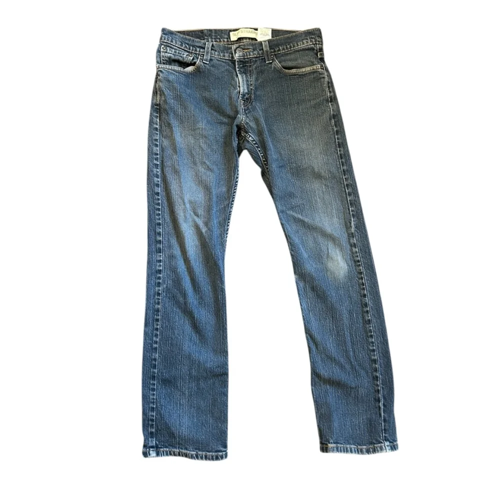 Levi’s 514 Jeans 30x30 Slim‎ Straight Fit Blue Denim Mens Pants Mid Rise Casual